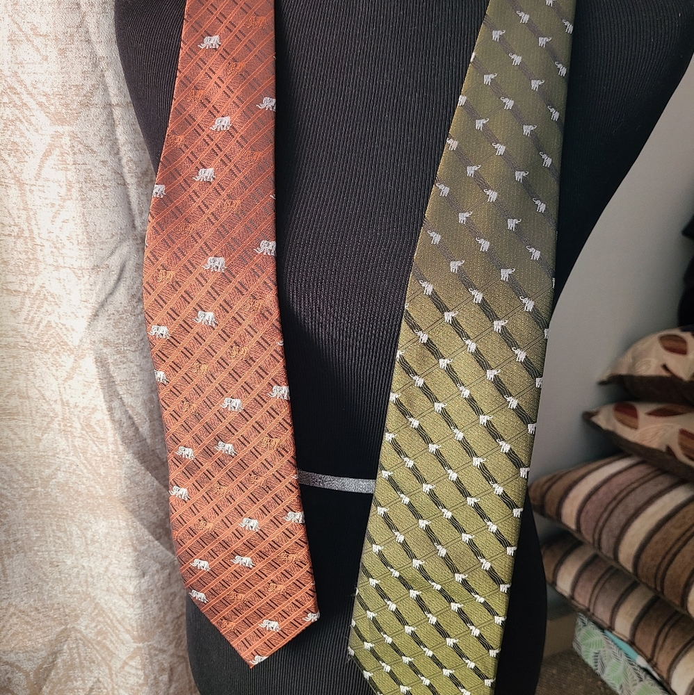 Silk neckties (2)